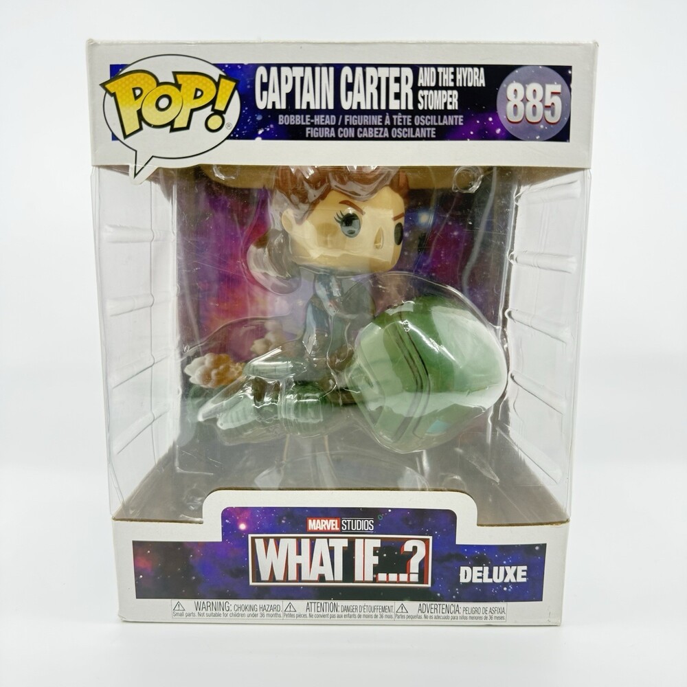 NEW Funko Pop! Captain Carter & The Hydra Stomper Marvel What If Deluxe #885
